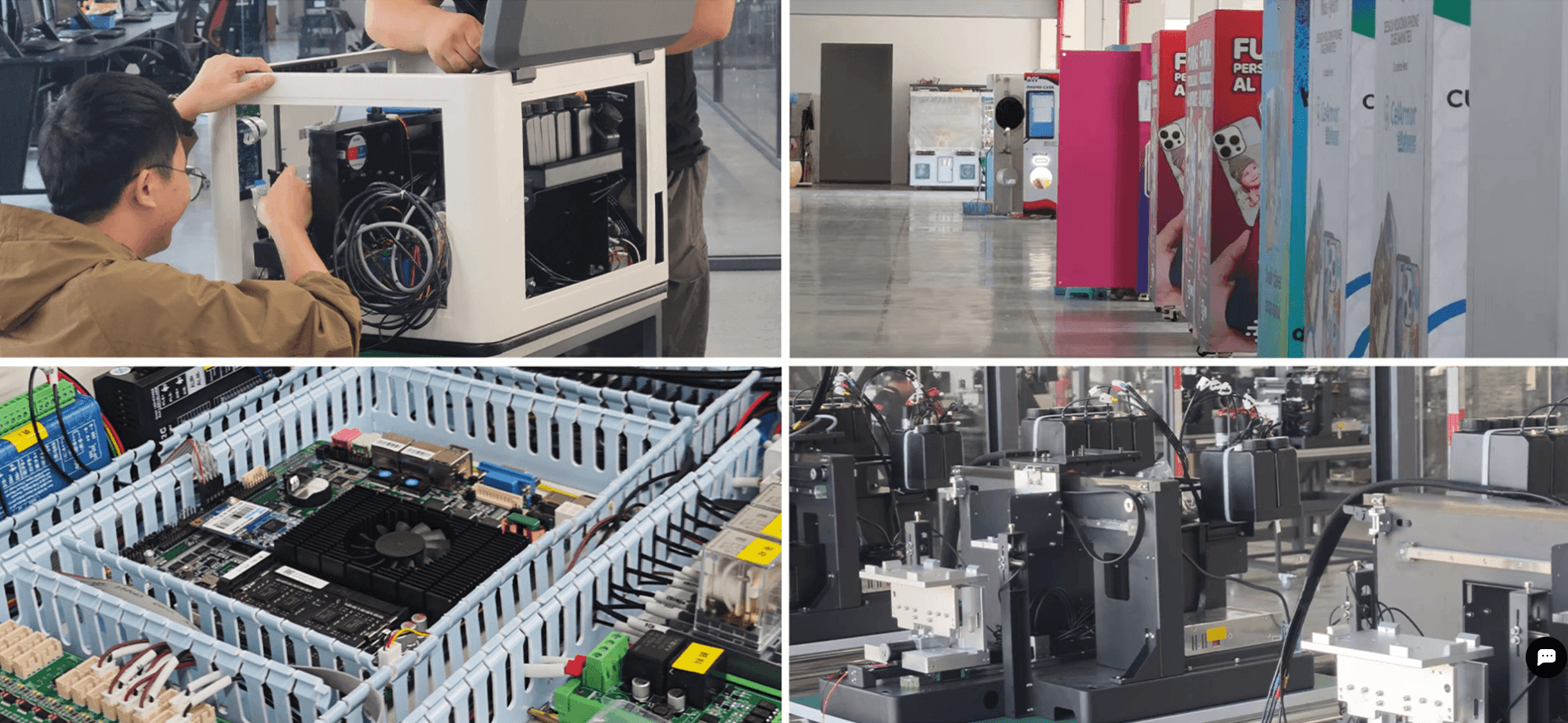 De technologie achter onze telefoonhoesje printers β assemblage, showroom en elektronica